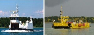 Commuter vessel Kivimo and the ferry to Palva. © Henri Soukka, archives/LL